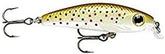 Rapala Ultra Light Minnow 04 Trout body design enables long casts for tight spots