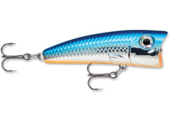 Rapala Ultra Light Pop 04 Silver Blue lure for light tackle casting and freshwater fishing.