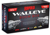 Rapala Walleye Boom Box on display with 7 lures and a bonus item