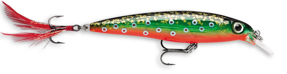 Rapala X-Rap 06 Brook Trout lure with lifelike wobble for precise freshwater casting