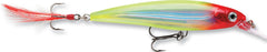 Rapala X-Rap 06 clown lure with holographic finish for freshwater casting.