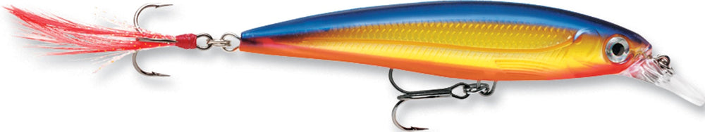 Rapala X-Rap 06 Hot Steel lure, metallic color for long casts and sharp action.