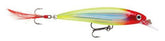 Rapala X-Rap 08 Clown with textured translucent body for lifelike flash and attraction.