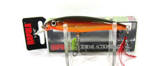 Rapala X-Rap 08 Rusty Crawdad close-up textured body with holographic foil