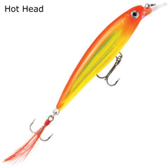Rapala X-Rap 10 Hot Head side view with holographic foil and realistic wobble.