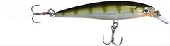 Rapala X-Rap 10 yellow perch lure ready for fast casts and aggressive action