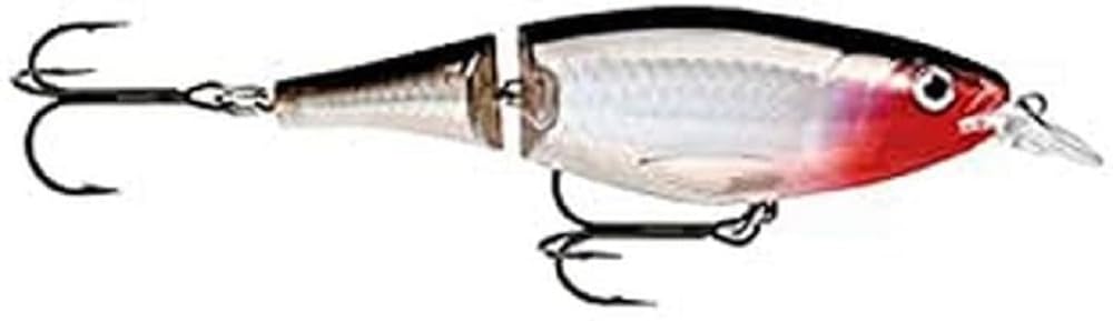 Rapala X-Rap Jointed Shad 13 Silver lure in action to attract sluggish fish.
