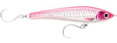 Rapala X-Rap Magnum Stick front view highlighting hot pink UV color for long casts.