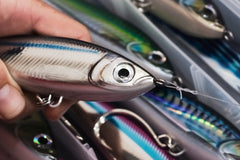 Saltwater-ready hardware on Rapala X-Rap Magnum Stick for durable inshore and offshore use.