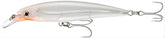 Rapala X-Rap Saltwater 12 Glass Ghost front view, lifelike lure for saltwater angling.