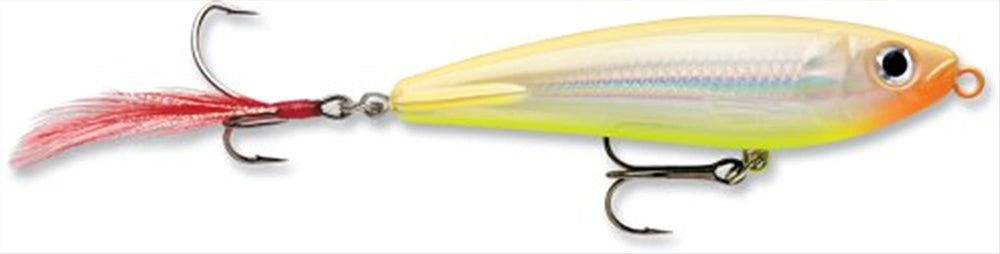 Rapala X-Rap SubWalk 09 bone chartreuse lure with sub-surface glide for versatile fishing
