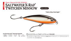 Rapala X-Rap Twitchin' Minnow 10 Mullet in action, showing erratic twitching to provoke bites