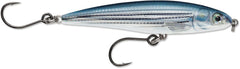Rapala X-Rap Twitchin' Minnow 10 Mullet front view, lifelike pattern for realistic casts