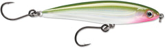 Rapala X-Rap Twitchin' Minnow 10 Olive Green lure, enhanced twitch action for lifelike swimming