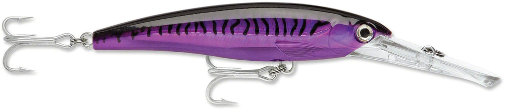 Rapala X-Rap Magnum 40 purple-mackerel lure for trolling with deep-diving action.