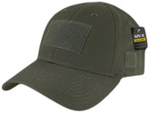 Rapdom T77-OD Ripstop Operator Cap front view in Olive Drab, durable stitching for rugged use.