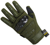 RAPDOM Tactical Carbon Fiber Gloves palm detail for durable grip during drills