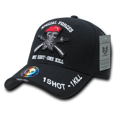 Rapiddominance 1 Shot 1 Kill DeLuxe cap, front view, durable everyday wear.