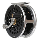 Raprance Vintage Classic Fly Reel close-up; durable aluminum with retro finish.