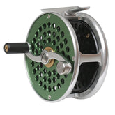 Raprance Vintage Classic Reel green front view showing retro design and color.