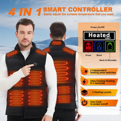 Rasfalo battery pack 10000mAh powering long-lasting warmth on the go.