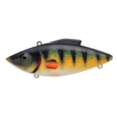 Rat-L-Trap lipless crankbait front view highlighting lifelike vibrations to attract predators.