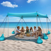 Raynesys Beach Tent 10x10 sunshade for family outings with UPF50+ protection