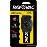 Rayovac DIYHL3AAAB headlamp front view for hands-free lighting