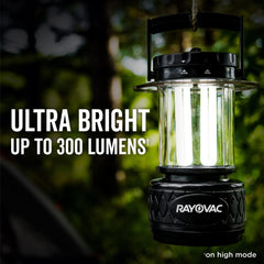 Rayovac Sportsman lantern side view showing power dial and controls.