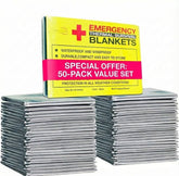 Raywer Rawyer emergency blanket rolled for compact warmth on outdoor trips
