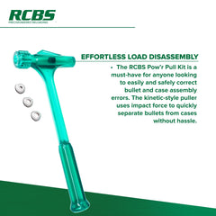 Bullet puller by RCBS with 3 chucks