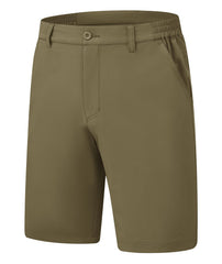 Rdruko men's golf shorts close-up of quick-dry fabric for hot-weather play.