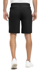 Rdruko men's golf shorts back view demonstrates secure pocket layout