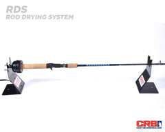 Evenly drying coatings on a fishing rod
