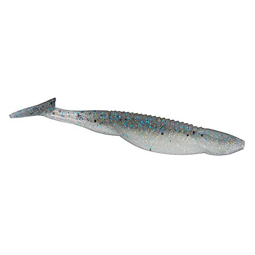 Reaction Innovations Little Dipper swimbait in Impact Bluegill with fluttering tail for finesse bass fishing