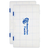 Reaction Tackle 3700 tray with clear lid keeps lures organized on deck