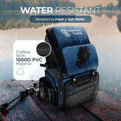 Removable dividers inside the tackle bag for customizable storage