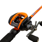 Reaction Tackle baitcaster reel combo box for versatile bass setups
