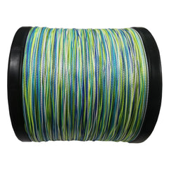 Reaction Tackle colorfast braided line with UV pigments stays bright during long day offshore.