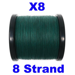 Reaction Tackle zero-stretch braided line closeup demonstrates bite sensitivity and feel.