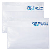Reaction Tackle clear bait bag 11x9.5in front view for quick bait checks