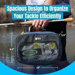 Reaction Tackle Deluxe Mesh Bag saltwater-ready construction resists spray