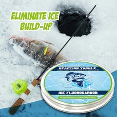 Reaction Tackle Ice Fluorocarbon Line abrasion-resistant construction for rough cover
