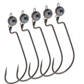 Reaction Tackle Free Swing Bottom Jig Head 316oz showcases natural bait movement for better lure action.