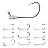 Reaction Tackle lead tube jig head 1/16oz close-up showing durable design