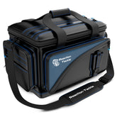 Exterior view of Reaction Tackle Small Saltwater Fishing Tackle Bag with 3600 tray capacity