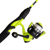 Reaction Tackle Ultra Light rod and reel combo ready for delicate panfish presentations.