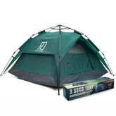 Reactive Outdoor 3Sec tent setup shows quick solo assembly with the self-locking mechanism for solo camping.
