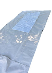Leather carrying straps on Read's bedroll simplify transport after long hikes.