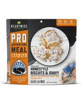 ReadyWise Outdoor Pro Adventure Meal front pack showing two servings for rugged adventures